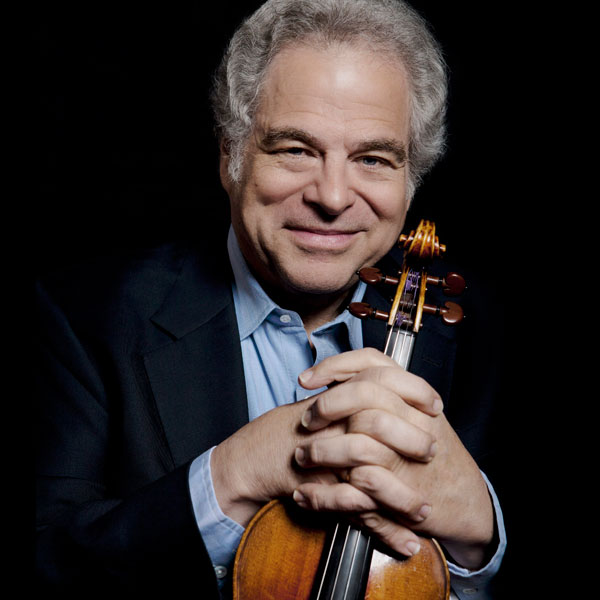 Itzhak Perlman with violin