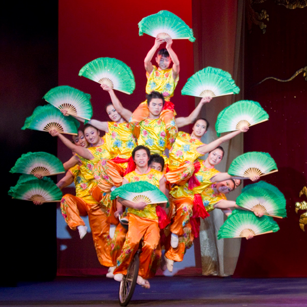 Peking Acrobats on Stage