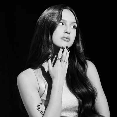 Olivia Rodrigo Posing in Black and White