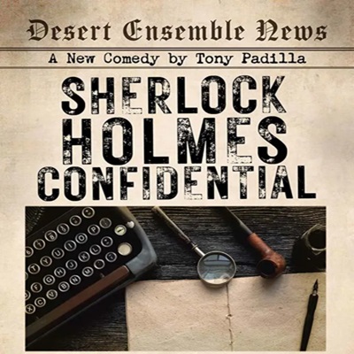 Sherlock Holmes Confidential on a Newspaper