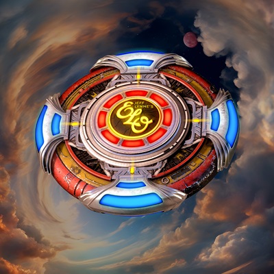 a ufo in the clouds with Jeff Lynn's elo on it