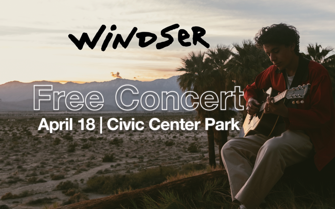 Free Concert with Windser April 18th in Civic Center Park