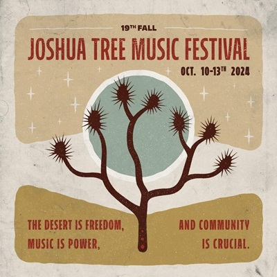 Joshua tree music festival poster