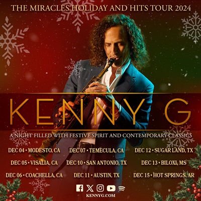 kenny g holiday tour poster