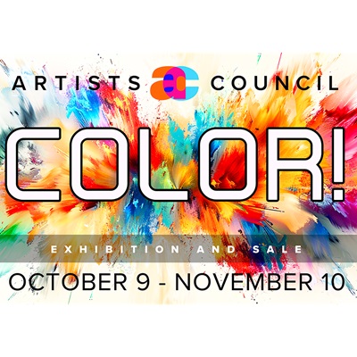 artist council color exhibition poster